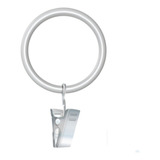 Argollas Metalicas Con Pinza Para Barral De 3/4¨ Blanco