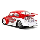 Jada 1:24 1959 Volkswagen Beetle Vocho Drag Sport Caja Rojo