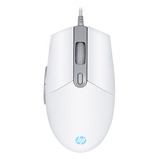 Mouse Gamer Usb M260 6400dpi Rgb Preto - Hp Cor Branco