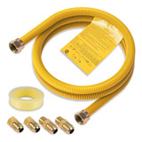 Kit De Conector De Manguera De Gas (1/2 -60 ), Línea Flexibl