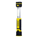 Linterna Led Recargable Retractil 3 W Crossmaster 9932730 Color De La Linterna Amarillo Color De La Luz Blanco