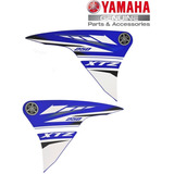 Adesivos Aba Do Tanque Lander 2018 Azul Original Yamaha L