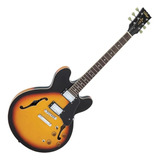 Guitarra Eléctrica Vintage Vsa500 Semi-acústica - Sunburst