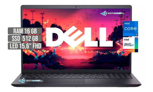 Portatil Dell Intel Core I7- 1165g7 Ssd 512gb + Ram 16gb