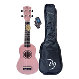 Ukelele Soprano Dy Rosa Funda + Afinador Garantia Dynamont