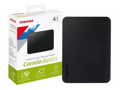 Disco Toshiba 4tb Ext 2,5 Canvio Basics Usb 3.0/ Ps4- Boleta