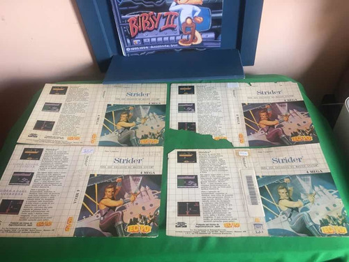 Master System Strider Encarte Original