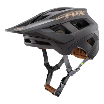 Batfox Casco Profession De Bicicleta De Montaña Ultraligero Color Black\u002Fgold Talla M | Meses sin interés