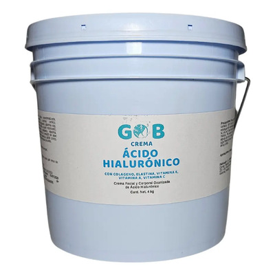 Crema Facial De Ácido Hialurónico Ozonizada -gob- 4 Kilos Tipo de piel Todo tipo de piel | Meses sin interés