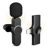 Microfone Lapela Sem Fio Wireless Para iPhone iPad Lightning