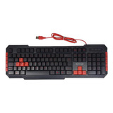 Teclado Multilaser Gamer Red Keys Alta Performance Tc160