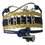 Cheer Charm Bracelet- Girls Infinity Love Joyas De Porristas