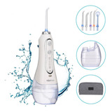 Irrigador Bucal Recargable H2ofloss Water Flosser Ipx7 Pro Color White