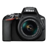  Nikon Dslr Kit D3500 + Lente 18-55mm Vr D3500 Dslr Color  Negro 