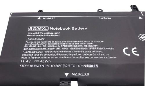 Batería P/ Hp Elitebook 1040 G3 Series Bg06xl Hstnn-q99c 
