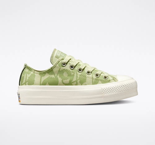 Converse Chuck Taylor Plataforma Verde Importada