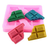 Molde De Silicon Fondant, Resina, Pasta, Chocolates X 4