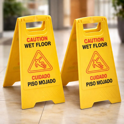 Paquete 2 Señalamientos Piso Mojado Dust | Meses sin interés