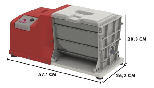 Amassadeira Semi Rápida 3kg Cuba Inox Ali03  Braesi 220v