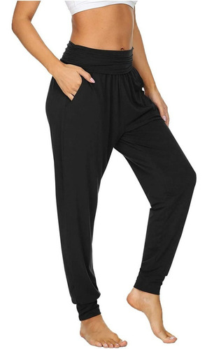 Pantalones Deportivos Para Mujer, Para Yoga, Holgados, Para