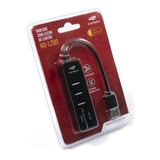 Hub Usb 3 Portas 2.0 + Leitor De Cartão Sd E Micro Sd C3tec