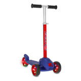 Skatenet Infantil Led Ajustavel Azul Bandeirante