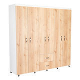 Closet Bariloche 200 X 200 X 50 Rta Blanco Duna