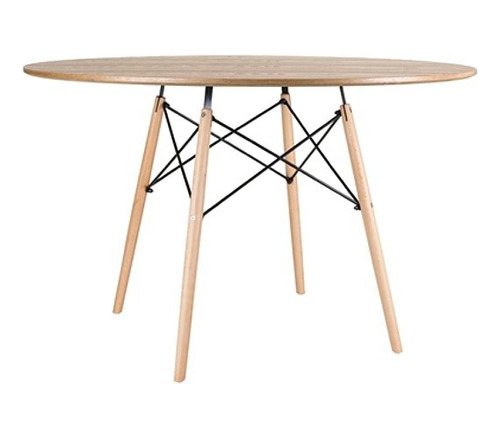 Mesa Redonda Eames 120cm Madera