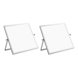 Quadro Branco 2x Dry Erase Desktop Mini Cavalete Reversível