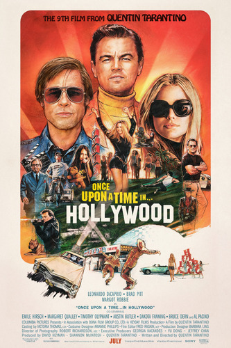 Posters Cine Once Upon A Time In Hollywood Lona 90x60