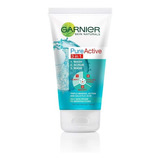 Garnier Skin Naturals Pure 3 En 1 Lavado+exfoliante+máscara: