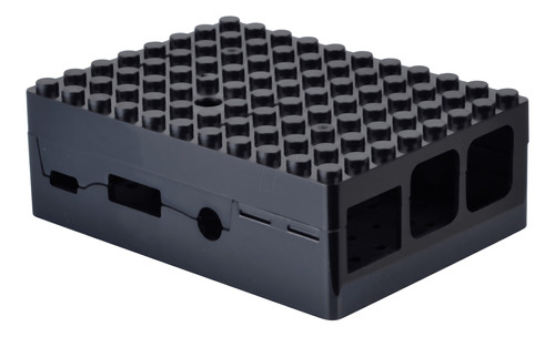 Caja Para Raspberry Pi B+, V2 Y V3 Color Negro