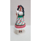 Barbie Hallmark Ornament - Mexican + Holiday Barbie 1990