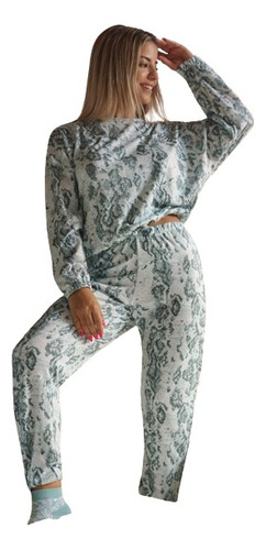 Pijama Dama M. Koury M/larga Art 4242. Casa Tutim.