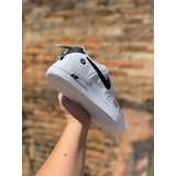 Tênis Nike Air Force 1 Branco Couro Tm Moda Academia N39