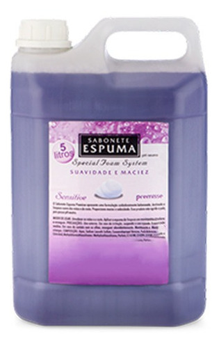 Sabonete Espuma Sensitive 5 Litros Premisse