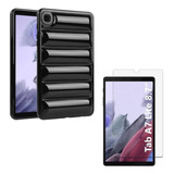 Funda Puffer Compatible Con Tablet Samsung A7 Lite + Vidrio