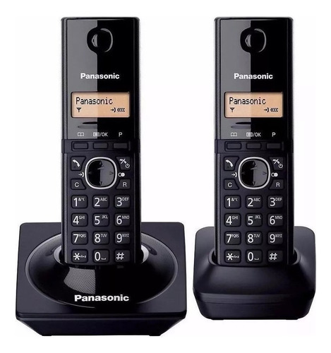 Teléfono Panasonic Kx-tg1711 Kx-tg1712 Inalámbrico Duo