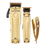 Combo Babyliss Pro Lo Pro Profesional Clipper Trimmer+navaja