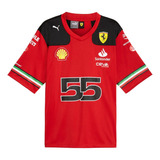 Camiseta Fútbol Scuderia Ferrari Carlos Sainz F1 2023