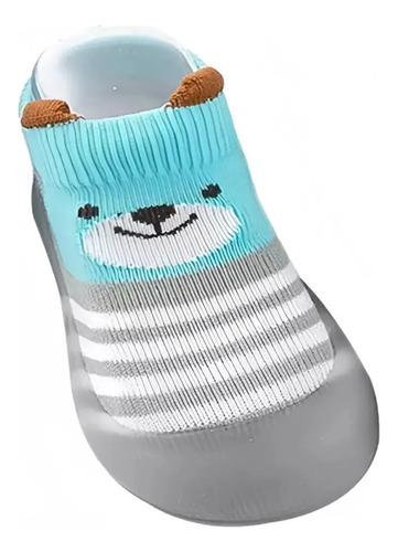 Calcetín Tipo Pantufla Para Bebés Y Niñas, Suela Antidesliza