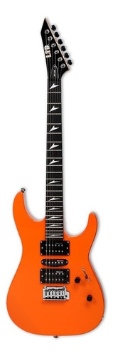 Guitarra Elétrica Ltd Exclusives Mt-130 De  Tília Orange Com Diapasão De Pau-rosa