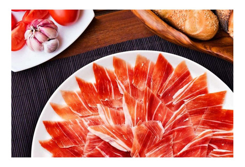 Vinilo 80x120cm Jamon Crudo Comidas Picada Fiambres M5