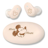 Minnie Mouse Fone De Ouvido Tws Bluetooth5.3 Disney Cor Rosa