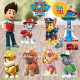 Fiesta Paw Patrol Set Figuras De Coroplast 