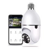 Foco Camara De Seguridad Wifi 360 Giratorio App Impermeable