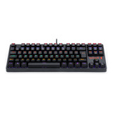 Teclado Mecanico Gamer Daksa Preto Keyboard Switch Red Abnt2