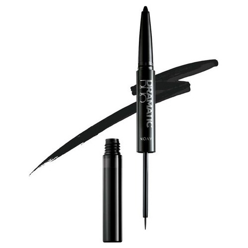 Delineador Liquido Y Lapiz Retractil Ojos Dramatic Duo Avon