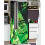 Adesivo Geladeira Decorativo Freezer Completo Heineken 27