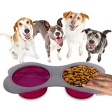 Ke Woow  Plato Plegable Extragrand 2 Litros Viaje Perro/gato